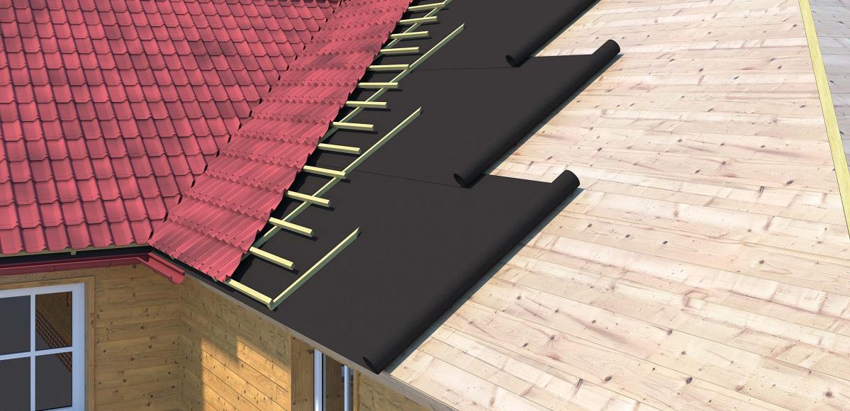 Ondutiss Strong Professionals Bituminous felt underlay protect your roof structure